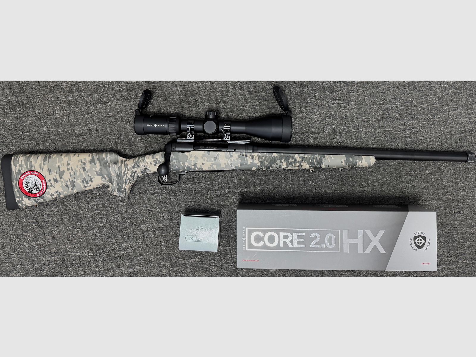 Savage 10 .223 Rem. met 3-9x50 LP & geluiddemper