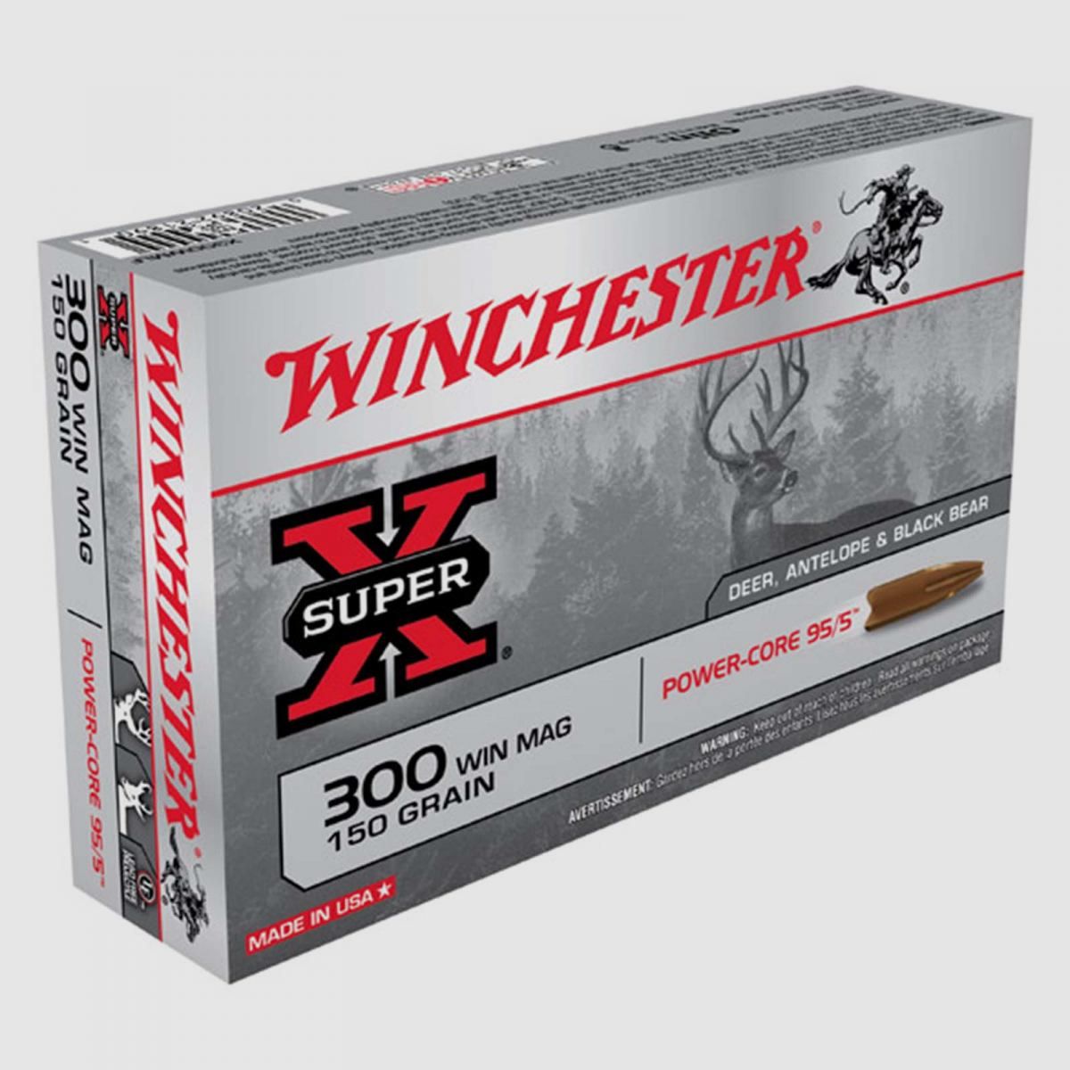 Winchester Super-X .300 Win. Mag. 150GR Power Core 20 Patronen