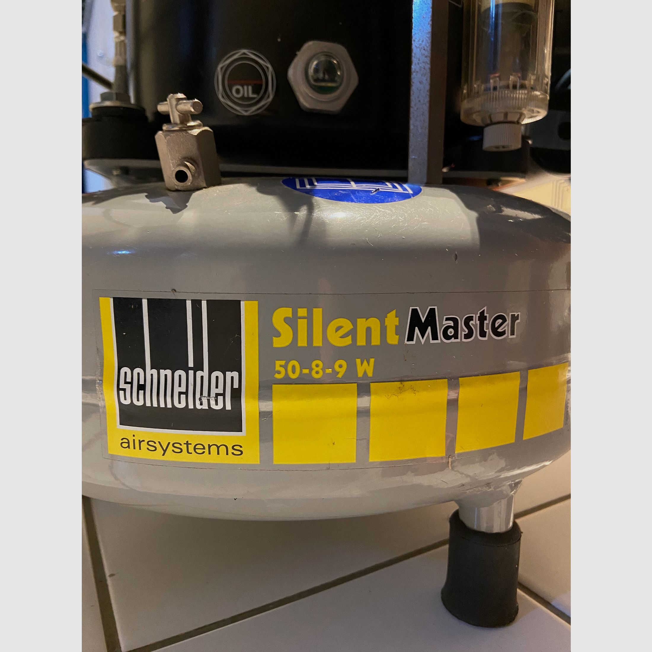 Schneider Kompressor Silent-Master SEM 50-8-9 W - Flüsterkompressor!