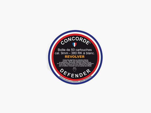 Box of 50 9 mm blank cartridges RK - 50 rounds