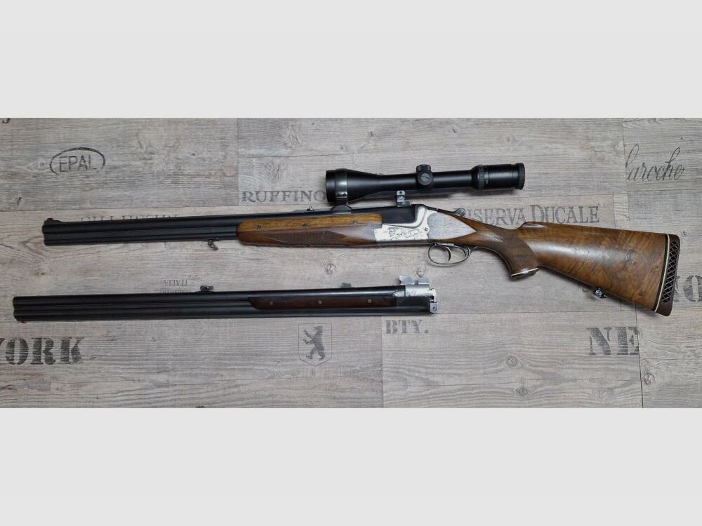 Merkel Bockdoppelflinte & Wechsellauf 12/70