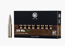 RWS 2318845 cartridges .308 Win. HIT 10.7g 165grs. Lead-free
