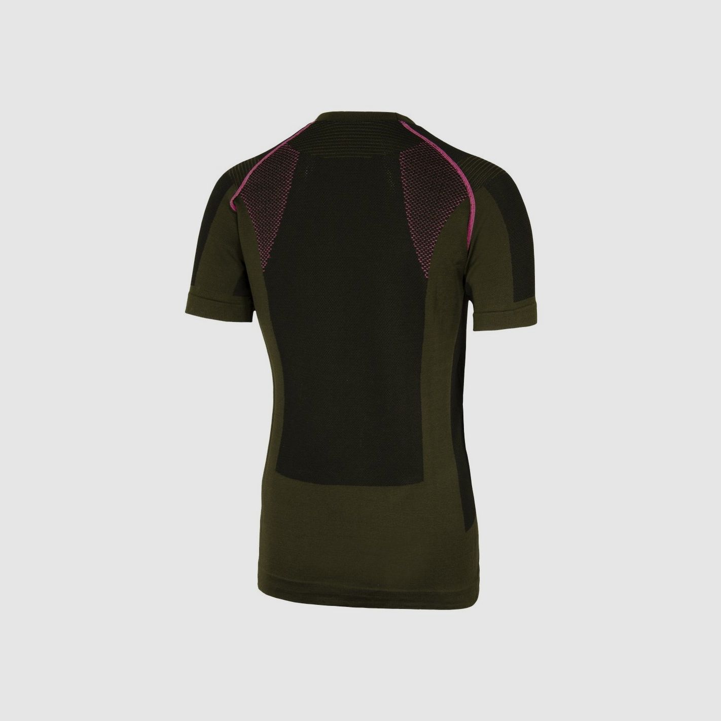 Trabaldo Dames Technisch Shirt Gaia Groen met Fuchsia Inzetten, afbeelding 2 van 2
