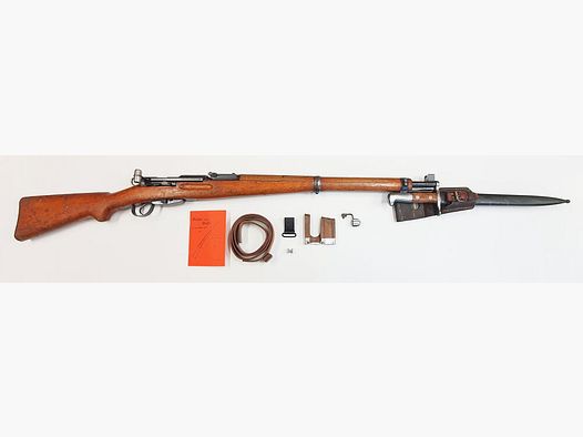 Fabryka broni Bern Szwajcarski K31 kaliber 7,5x55 Szwajcarski kompletny z dopasowanymi numerami + Hämmerli