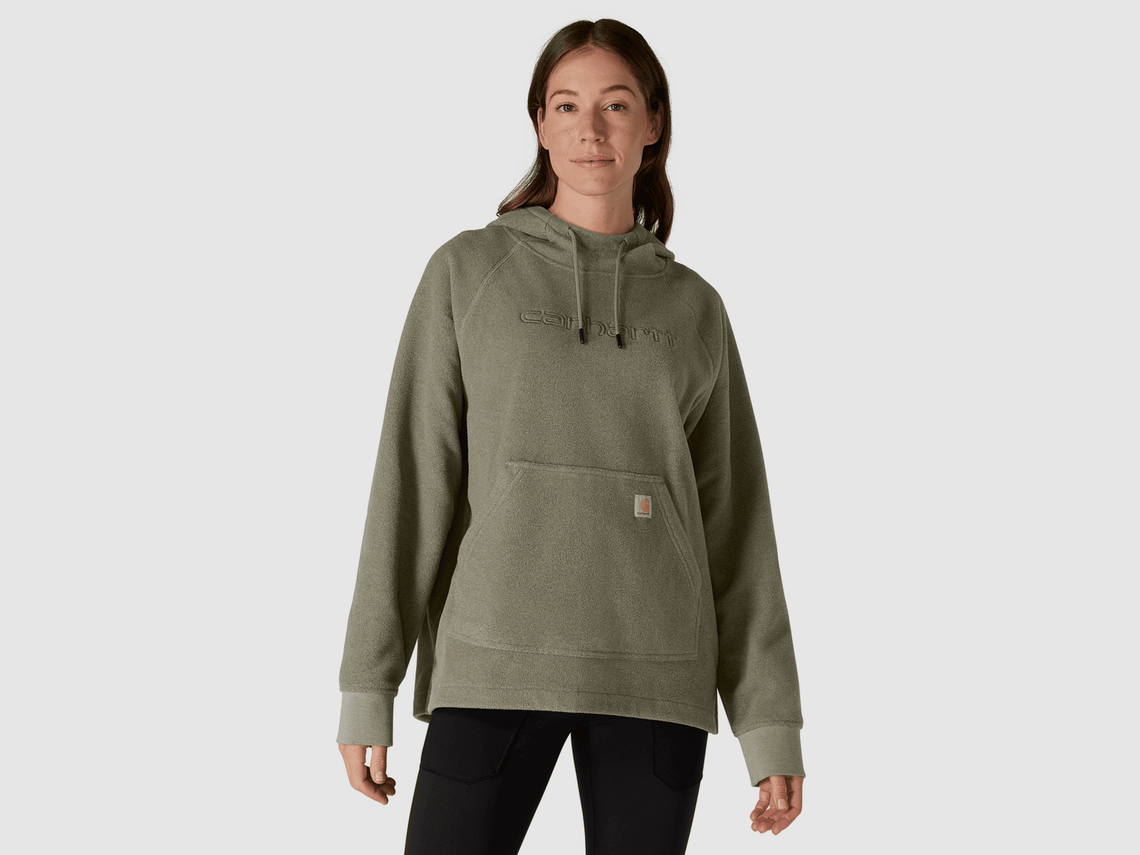 Carhartt Force™ Rochester Sweatshirt Women Dusty Olive Heather M