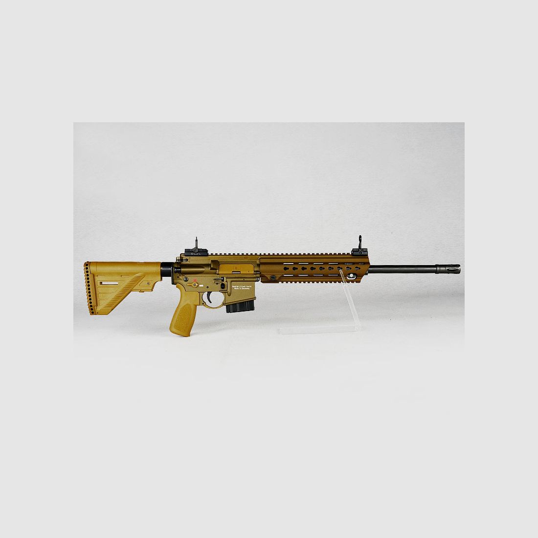 Heckler & Koch MR223 A3 Slimline 16,5", RAL8000 con impugnatura corta