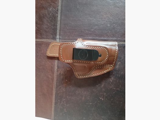 FALCO Langdon - Fondina in pelle IWB Open-Top senza tempo CZ75 compatto P-01 senza Rail