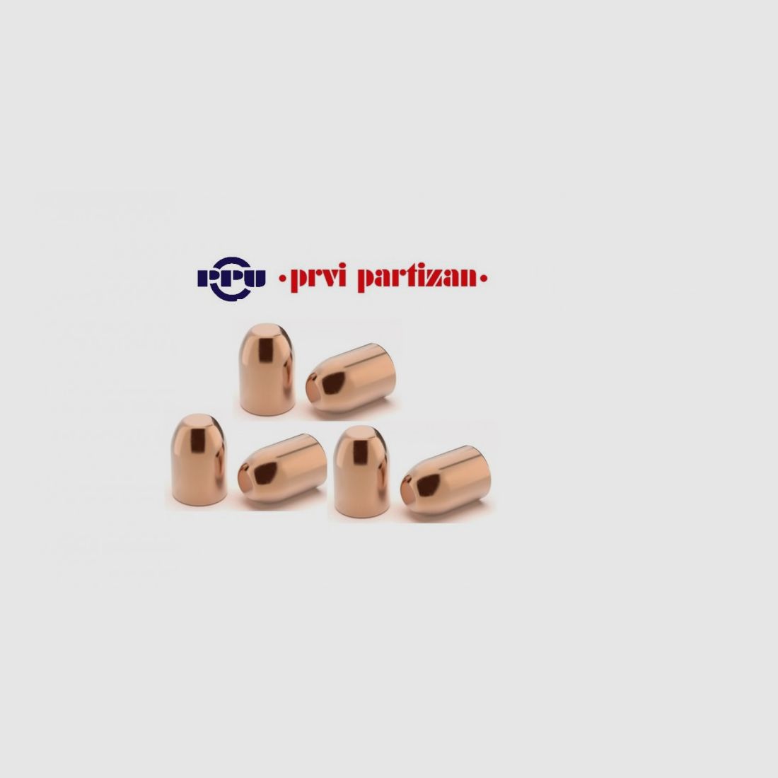 PPU PRVI PARTIZAN Geschosse Kal. 10 mm .40 - TMJ 180 gr. Packung 50 St.
