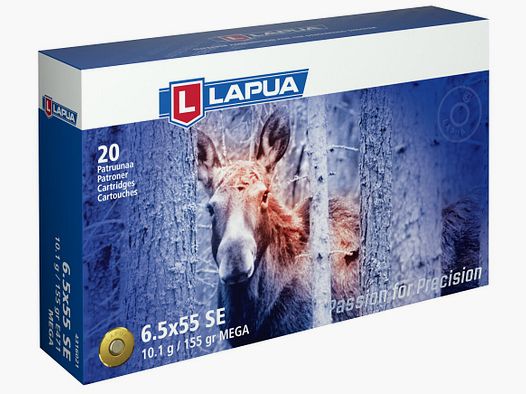 Lapua 6.5×55 SE Mega SP 10.1g