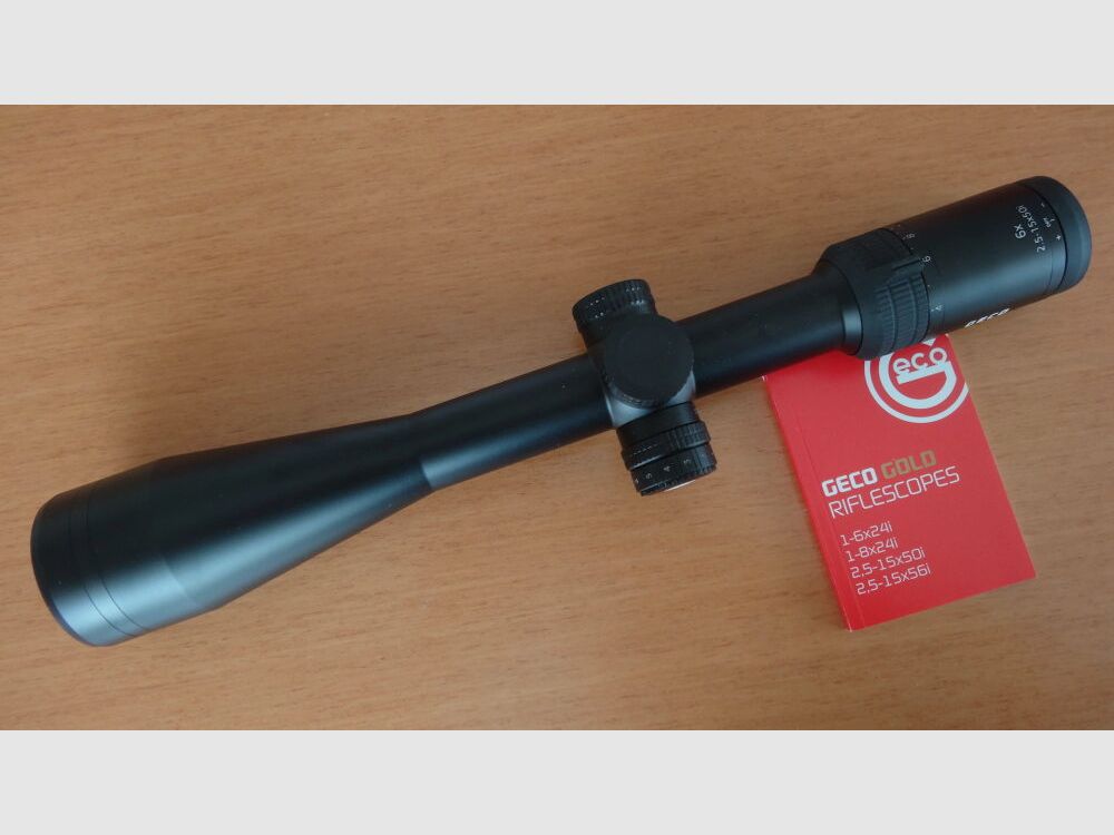 GECO Geco Zielfernrohr Gold 2,5-15x50i, Abs. 4 beleuchtet