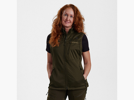 Lady Excape Softshell Gilet - Art Green - Taglia donna: 36