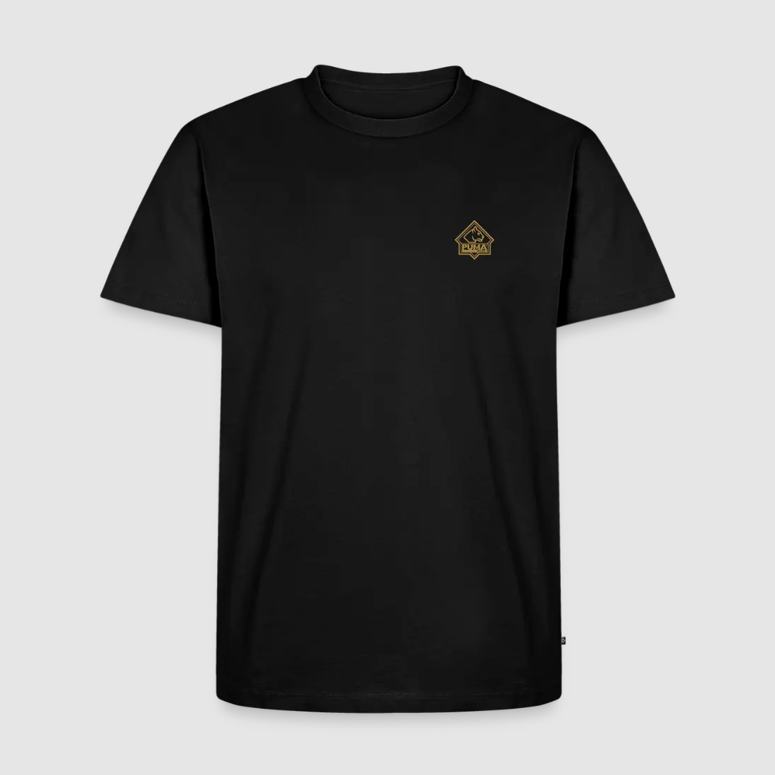 PUMA Herren Premium T-Shirt „Sharp Staff White Hunter"