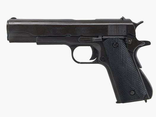 Denix Deko Pistole Colt M1911A1 Automatik Kaliber .45 Pistole USA 1911 LĂ¤nge 24 cm schwarz