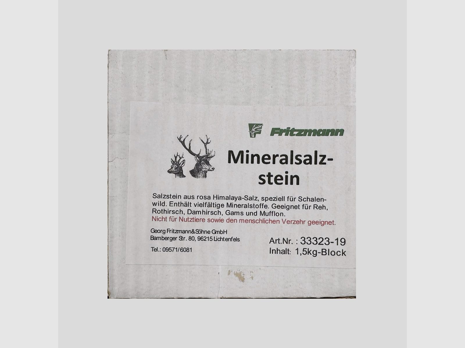 Fritzmann – Mineralsalzstein, Bild 2 von 2