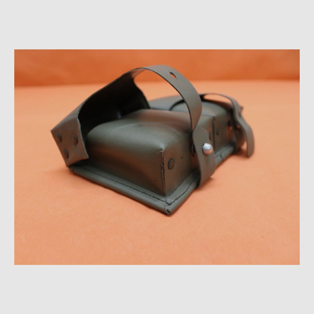 BUND SURPLUS Heckler&Koch HK G3: Magazintasche POLIZEI? PSG-1? Schichtstoff oliv f. 2 Magazine 10-Schuss RARITÄT!