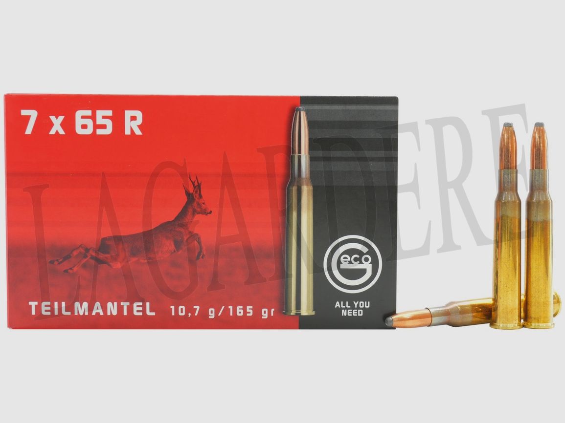GECO TEILMANTEL 10,7G / 165 GRS (PATRONE MIT GESCHOSS)