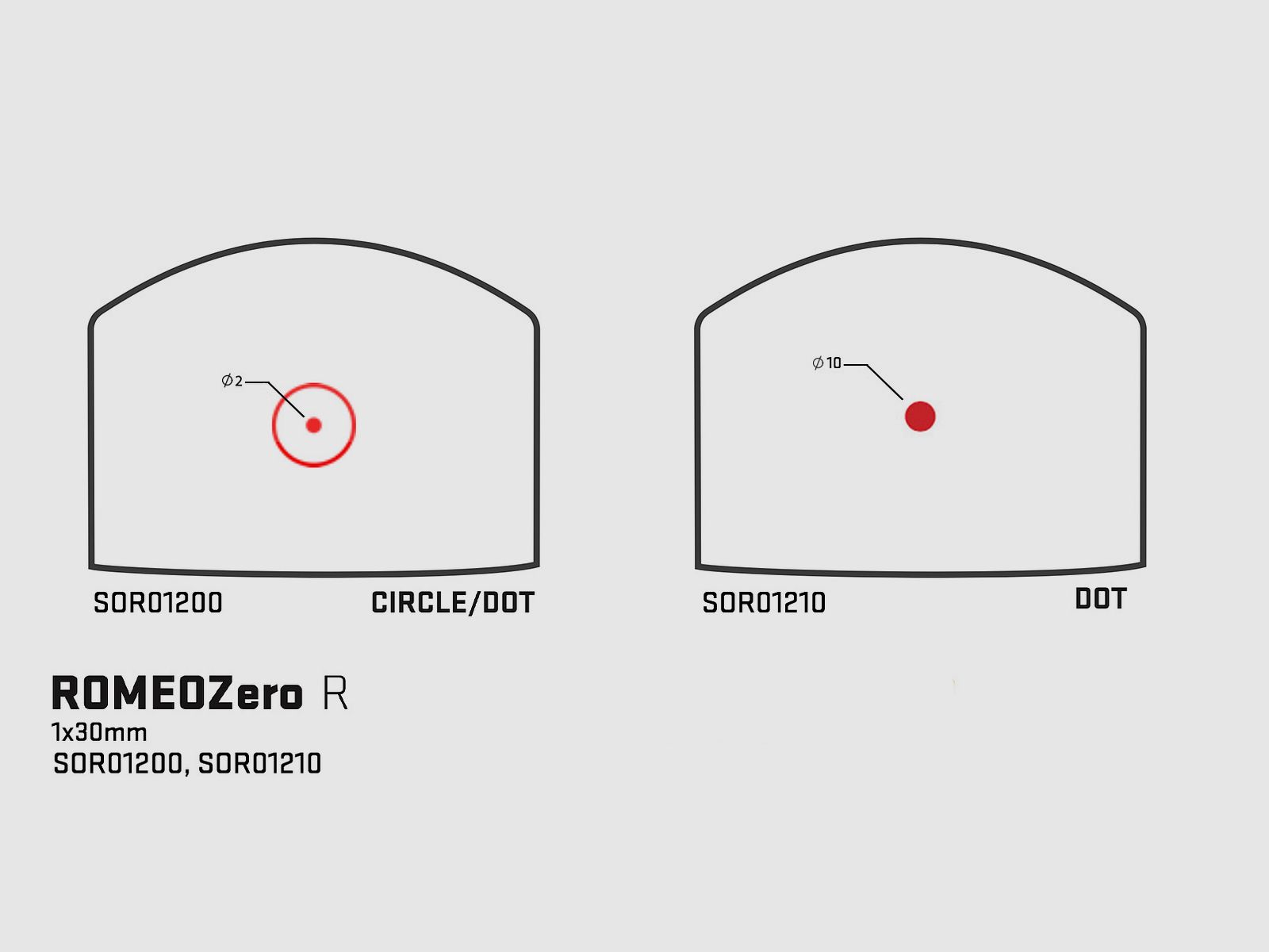 Sig Sauer – ROMEO ZERO 1X30MM / 2 MOA Red Dot / 32 MOA Circle, Bild 3 von 3