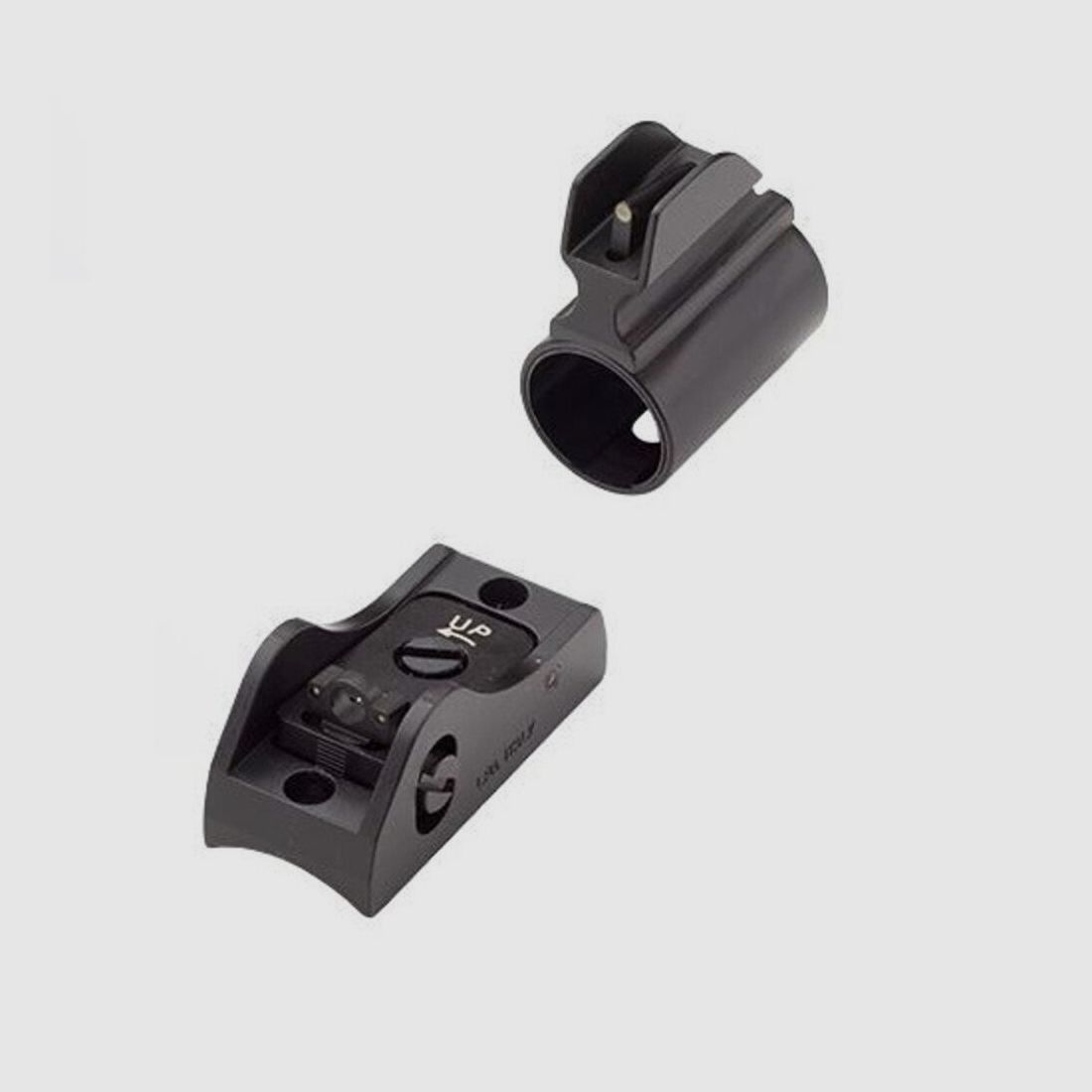Zestaw celowniczy LPA N-Ghostring zielony 3-Dot 12GA