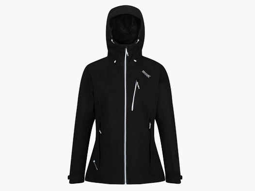 Regatta Damen Regenjacke Birchdale Schwarz 46