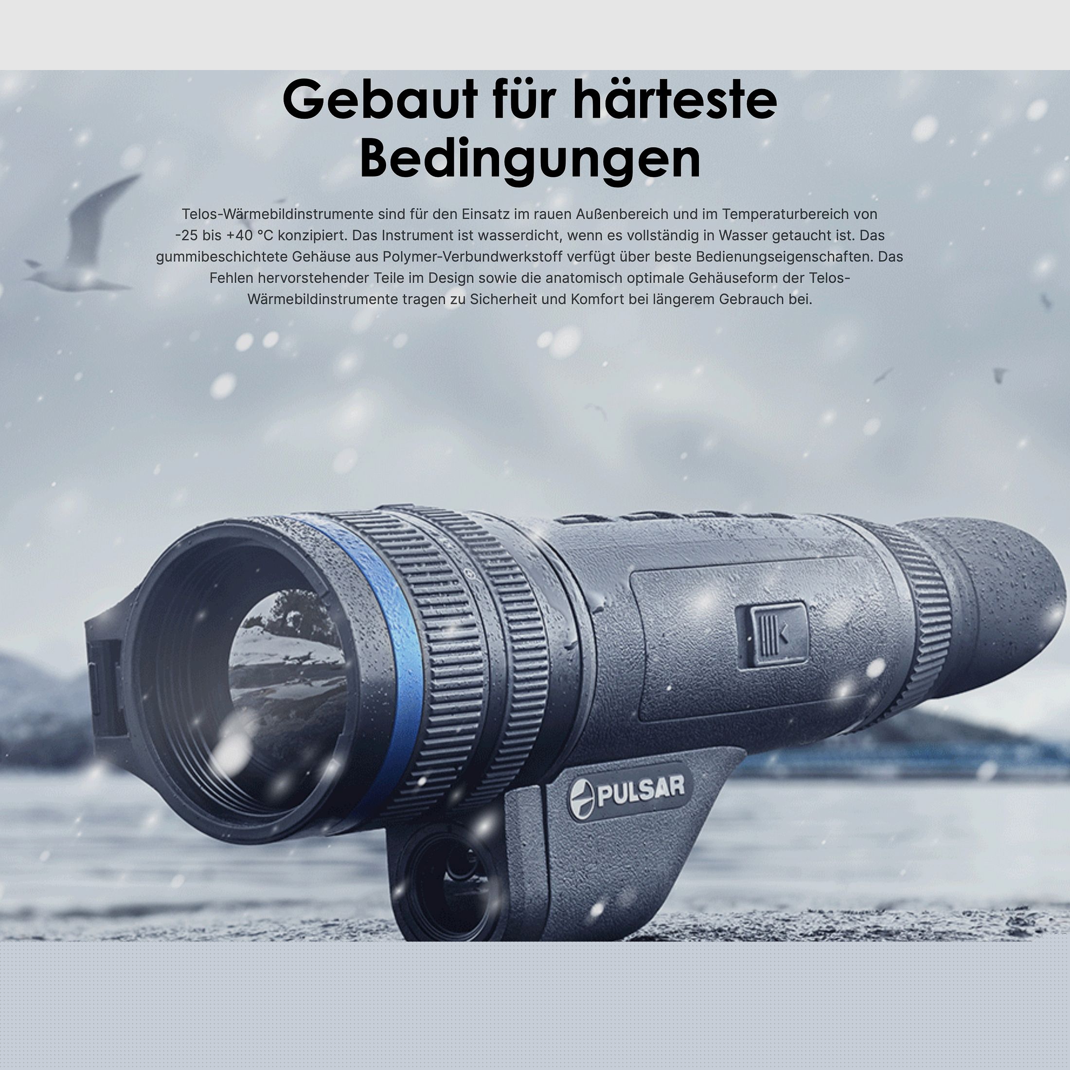 Pulsar Telos LRF XG50 Wärmebildhandgerät 640x480 pix. @ 12 µm NETD <40 mK