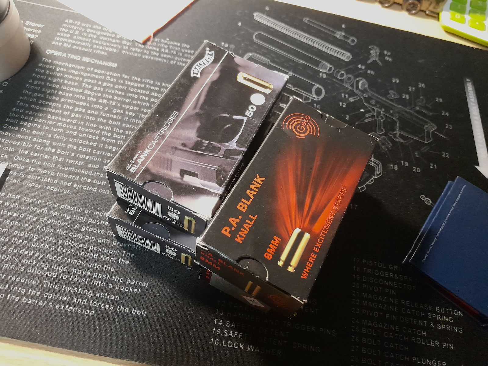 8mm Platzpatronen pak 100 schuss