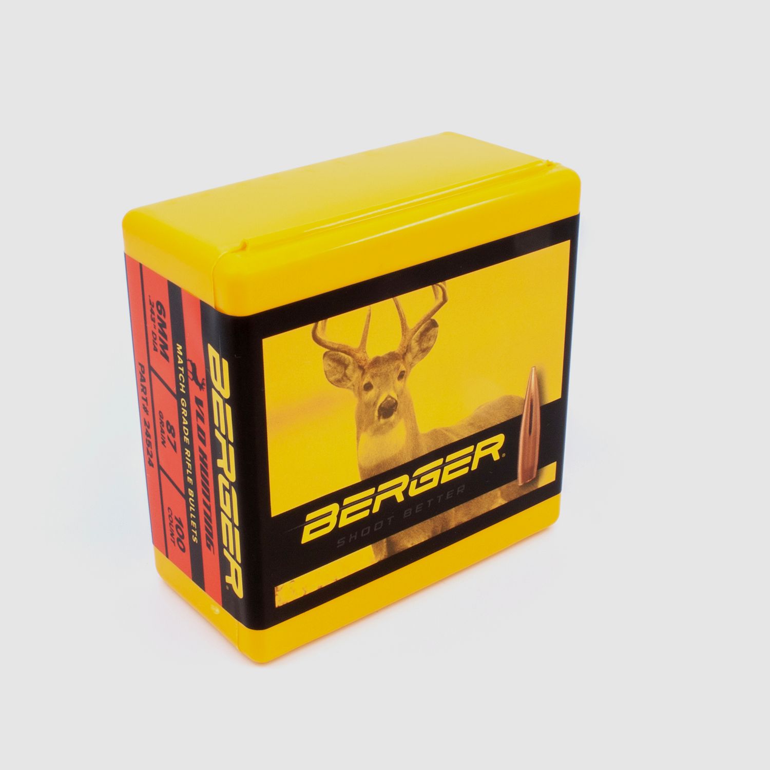 Proiettile Berger 6mm/.243 VLD Hunting 87GR 100 Pezzi