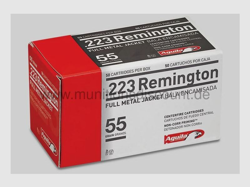 Aguila .223Rem., 55 grs Vollmantel