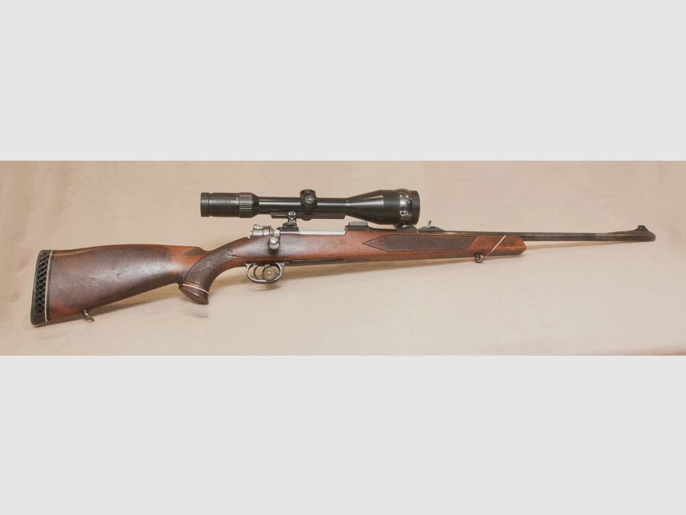 Mauser System 98 Parker Hale mit Zielfernrohr Nickel Marburg 3-12x56 Leuchtabsehen 4
