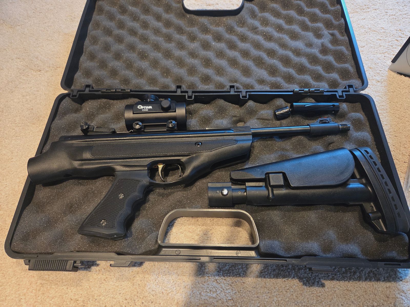 Luftpistolenset Mercury 25 Super Charger Tactical Set