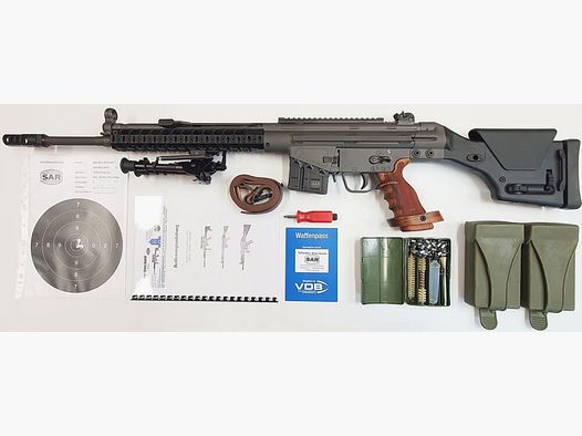 Schwaben Arms GmbH Selbstladebüchse SAR M41 DMR (DESIGNATED MARKSMAN RIFLE) im Kaliber 308win. ähnlich HK41/G3 Custom