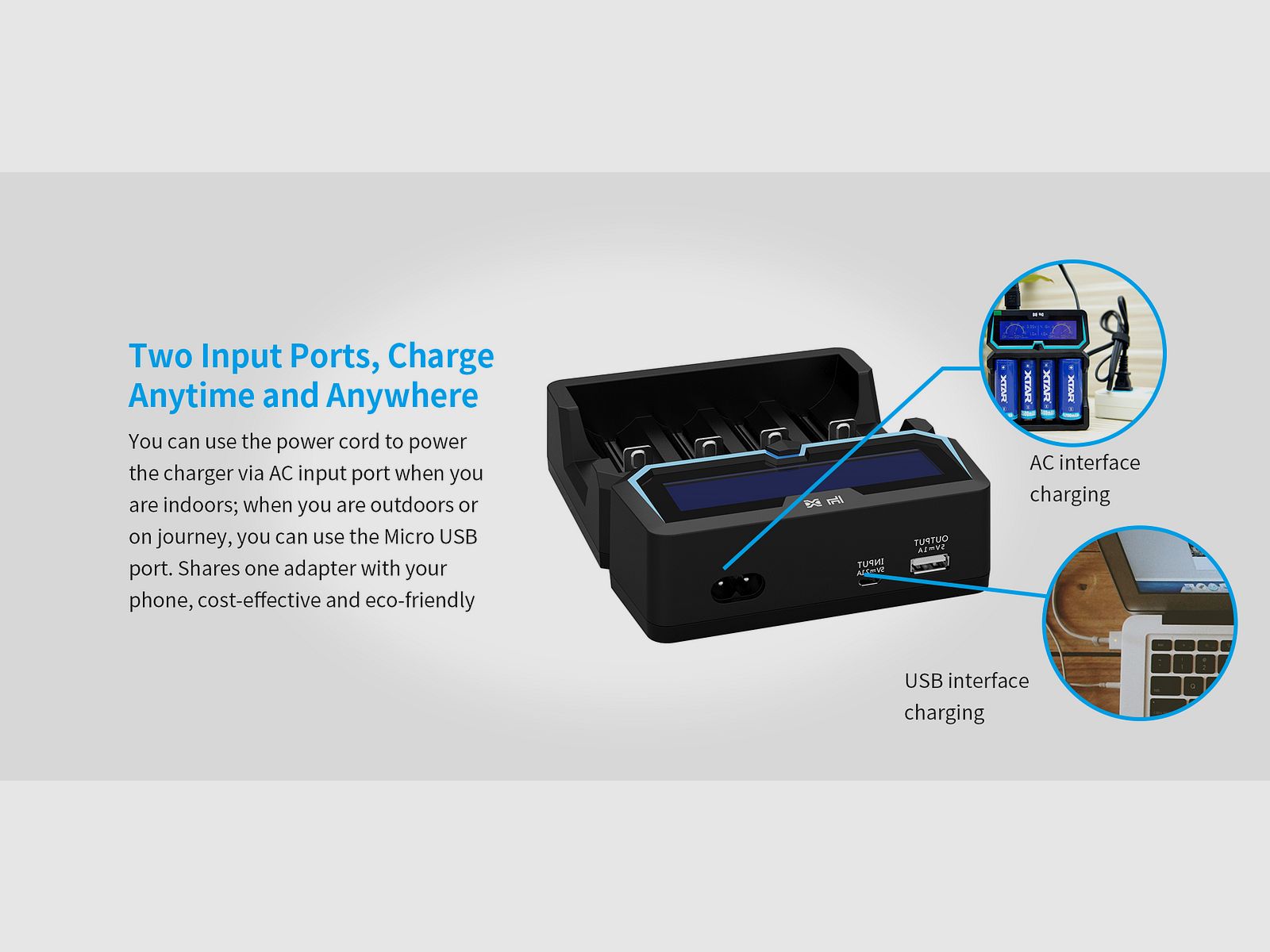 Xtar X4 chargeur rapide de batteries, image 3 sur 8