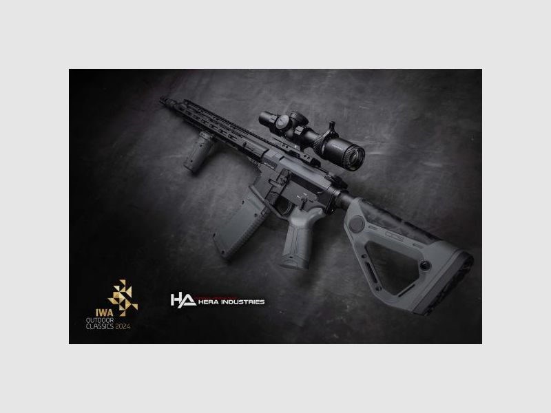 HERA-Arms Selbstladebüchse Mod. AR15 -16,75' IWA 2024 .223Rem   VORTEX Set