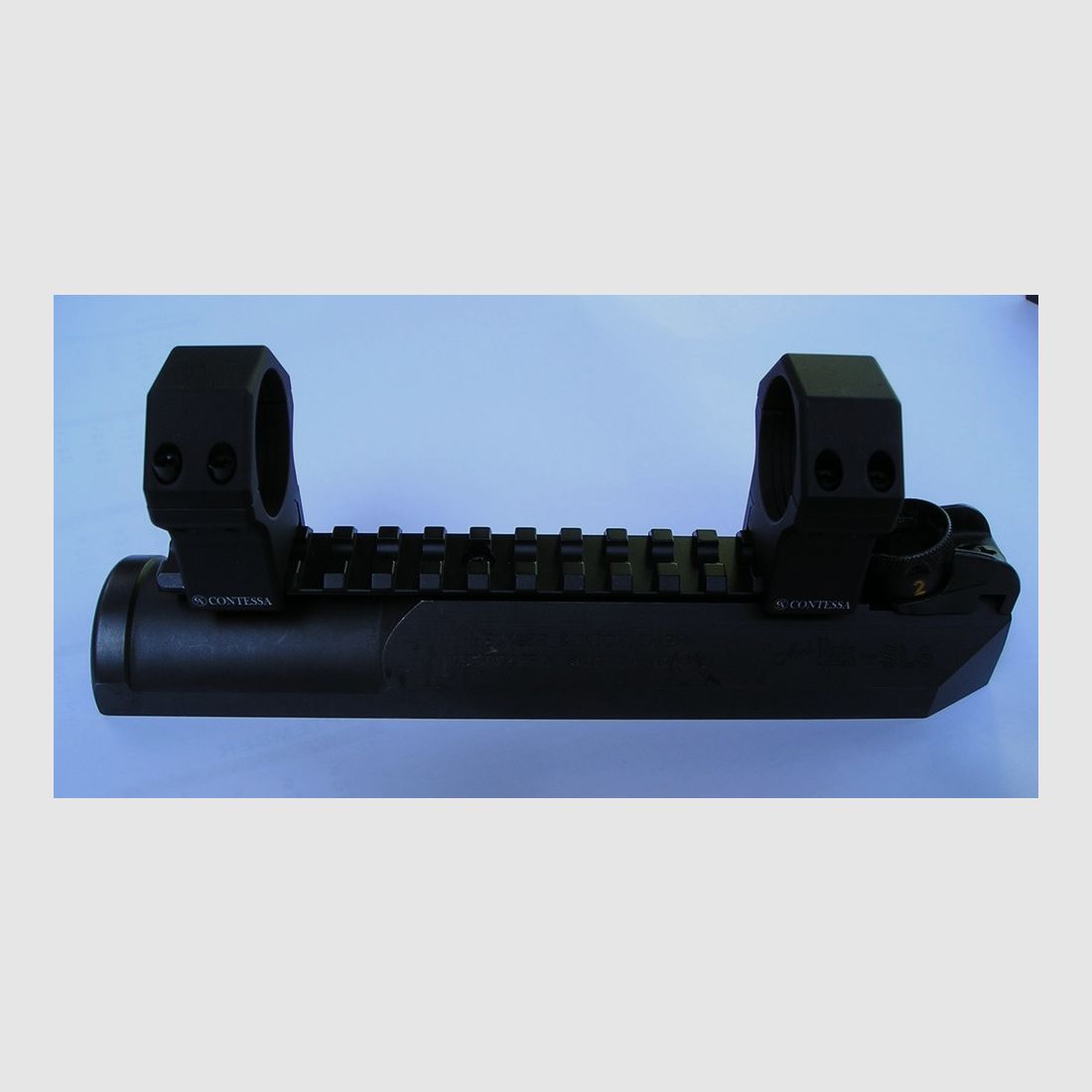  PICATINNY-SCHIENE  für Heckler&Koch SL6/SL7 + HK630/HK770/HK940  mit 30 mm ZF Ringe