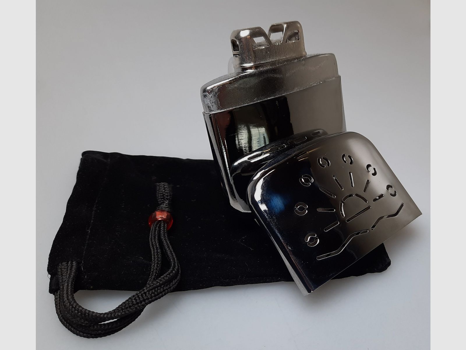Zakhandwarmer, benzine, chroom, afbeelding 2 van 3