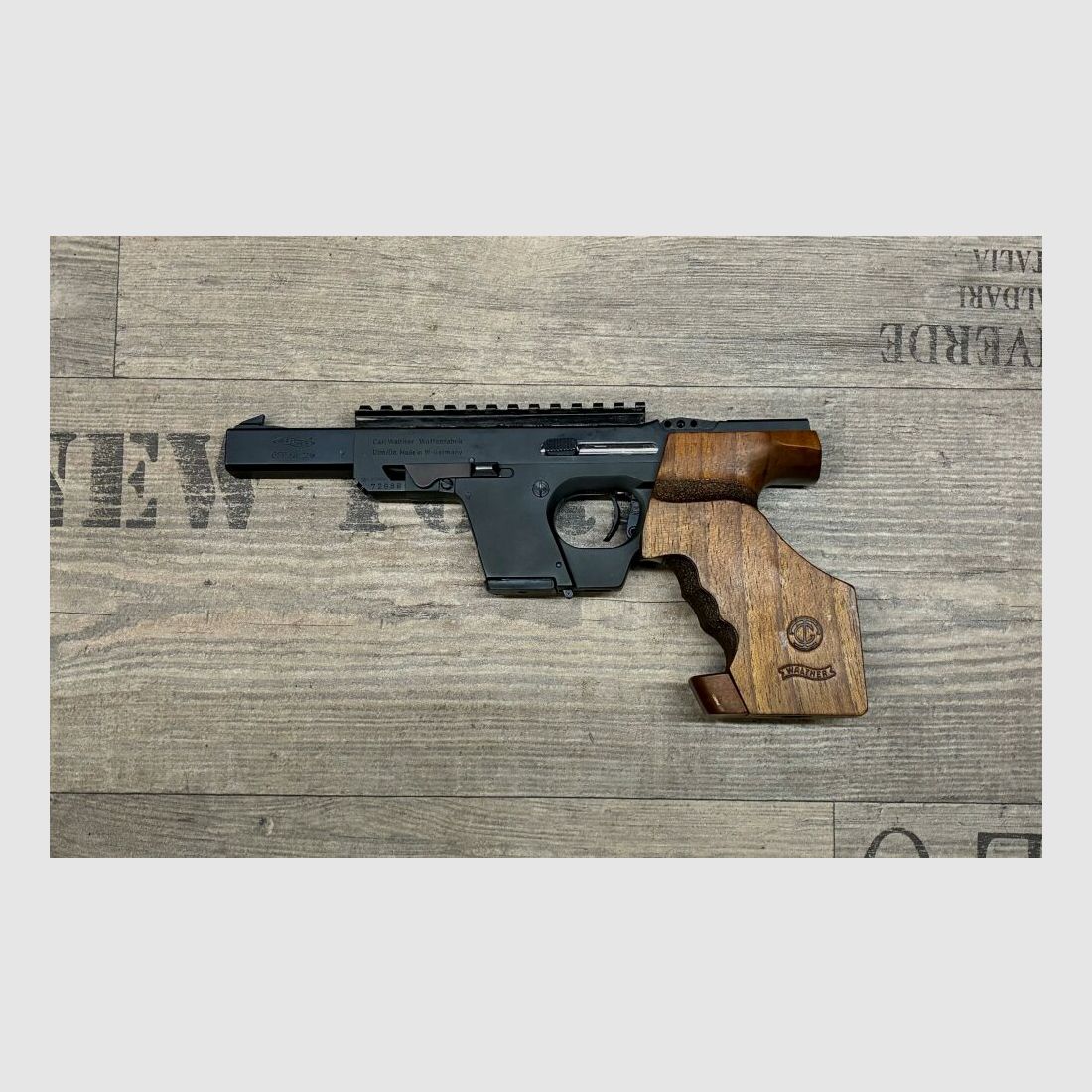 Walther RARITY rifle stock and interchangeable barrel or interchangeable system for GSP