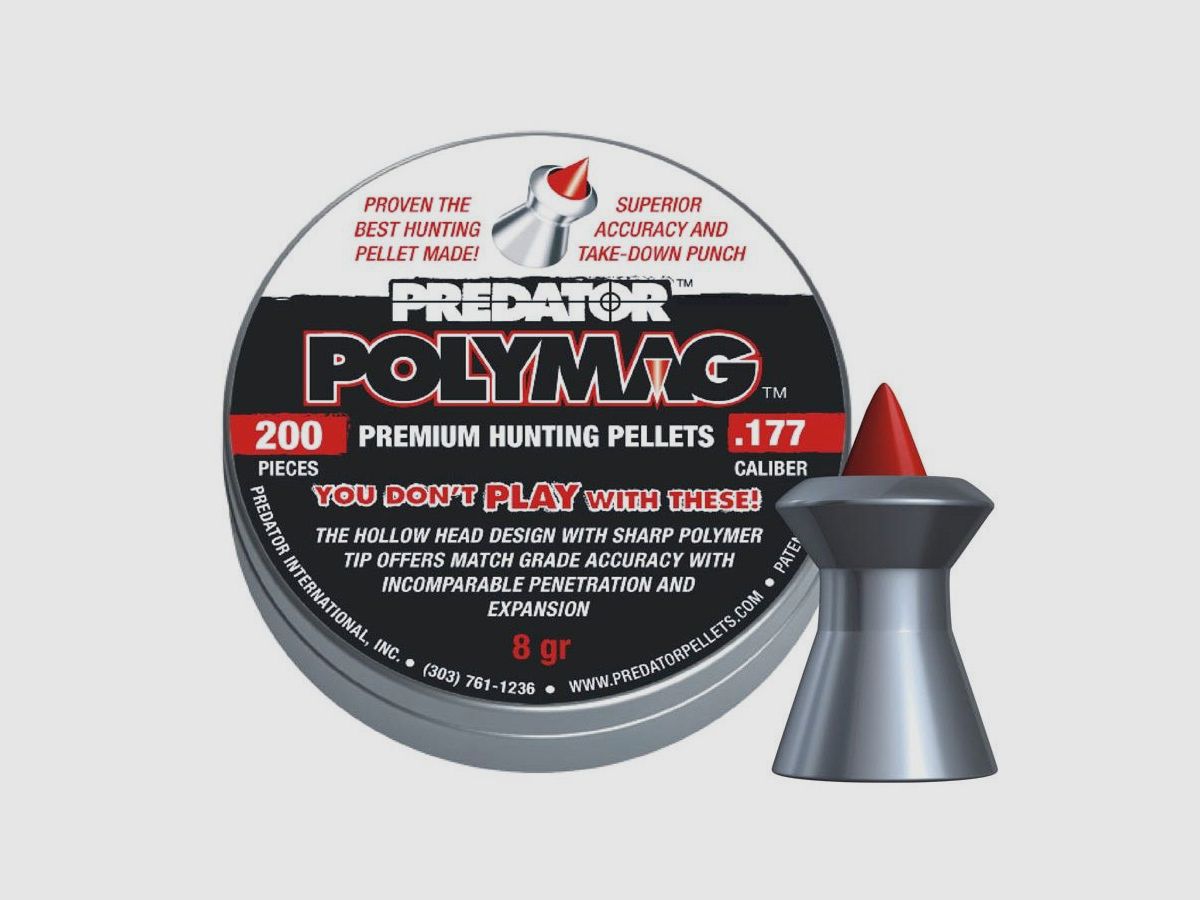 JSB Predator Polymag Kal. 4,5 mm 8 gr, Bild 2 von 2