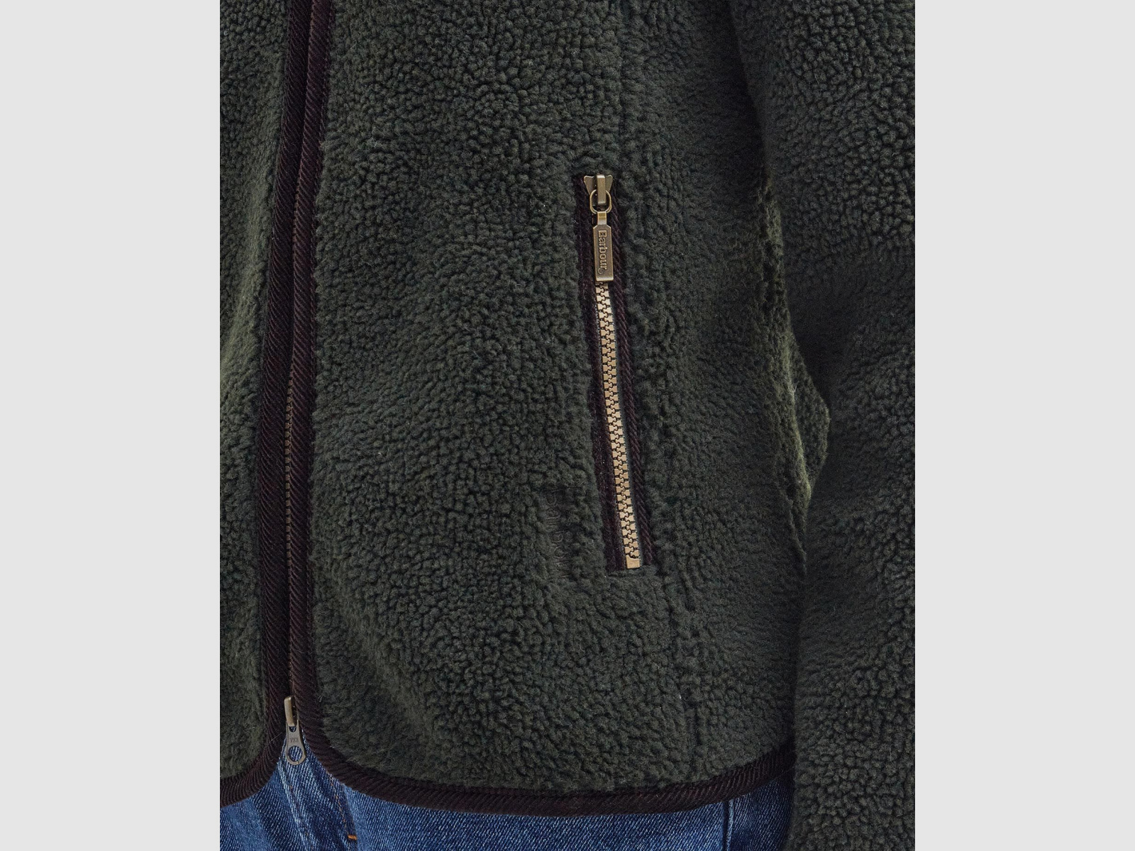 BARBOUR Laven Fleece Oliv