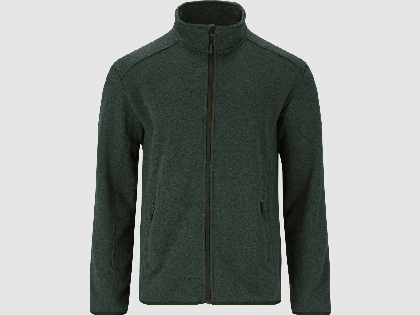 Whistler Sampton Melange Fleece Kurtka Męska Ciemnozielona - 3XL