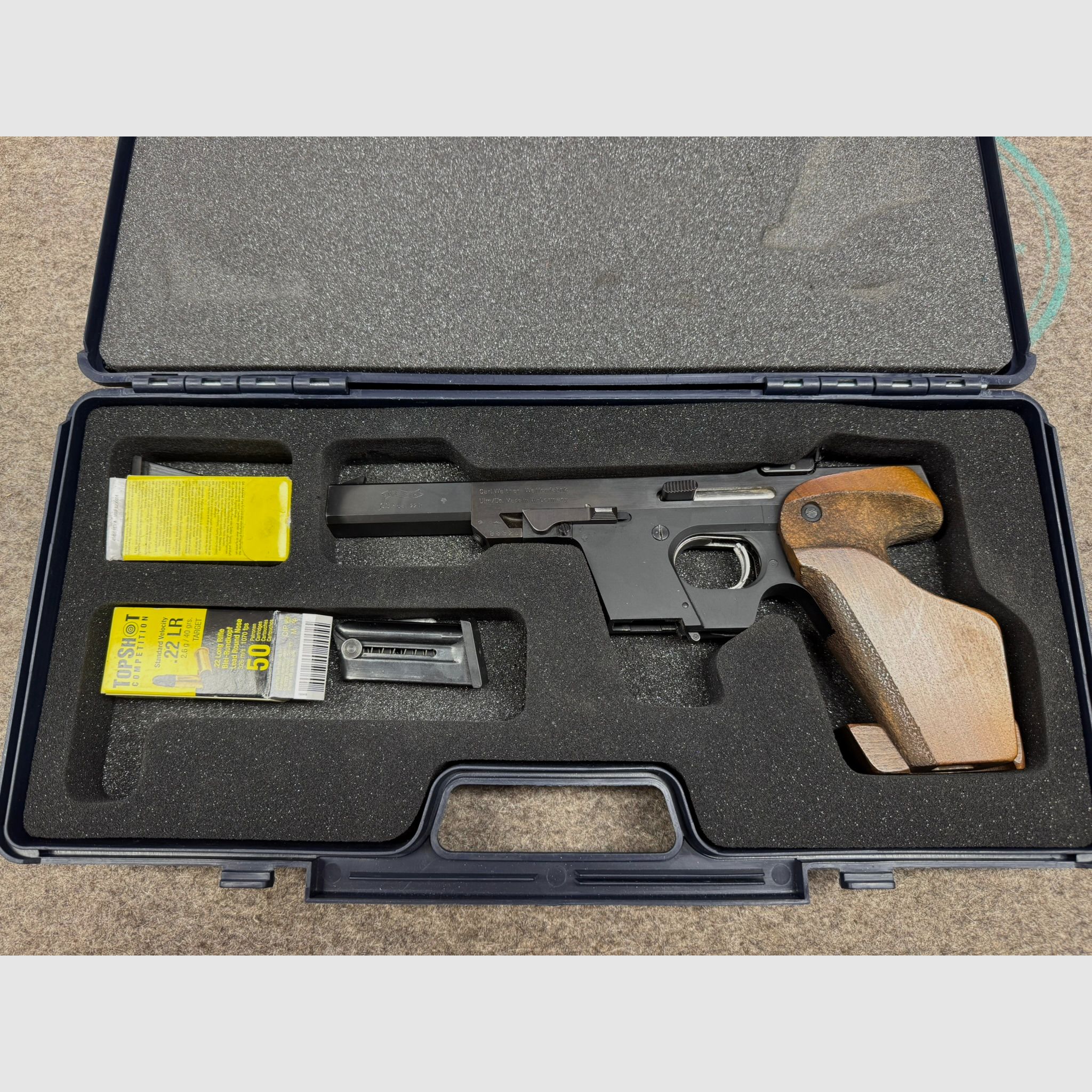 Sportpistole  Walther GSP,  .22 lfb, sehr guter Zustand