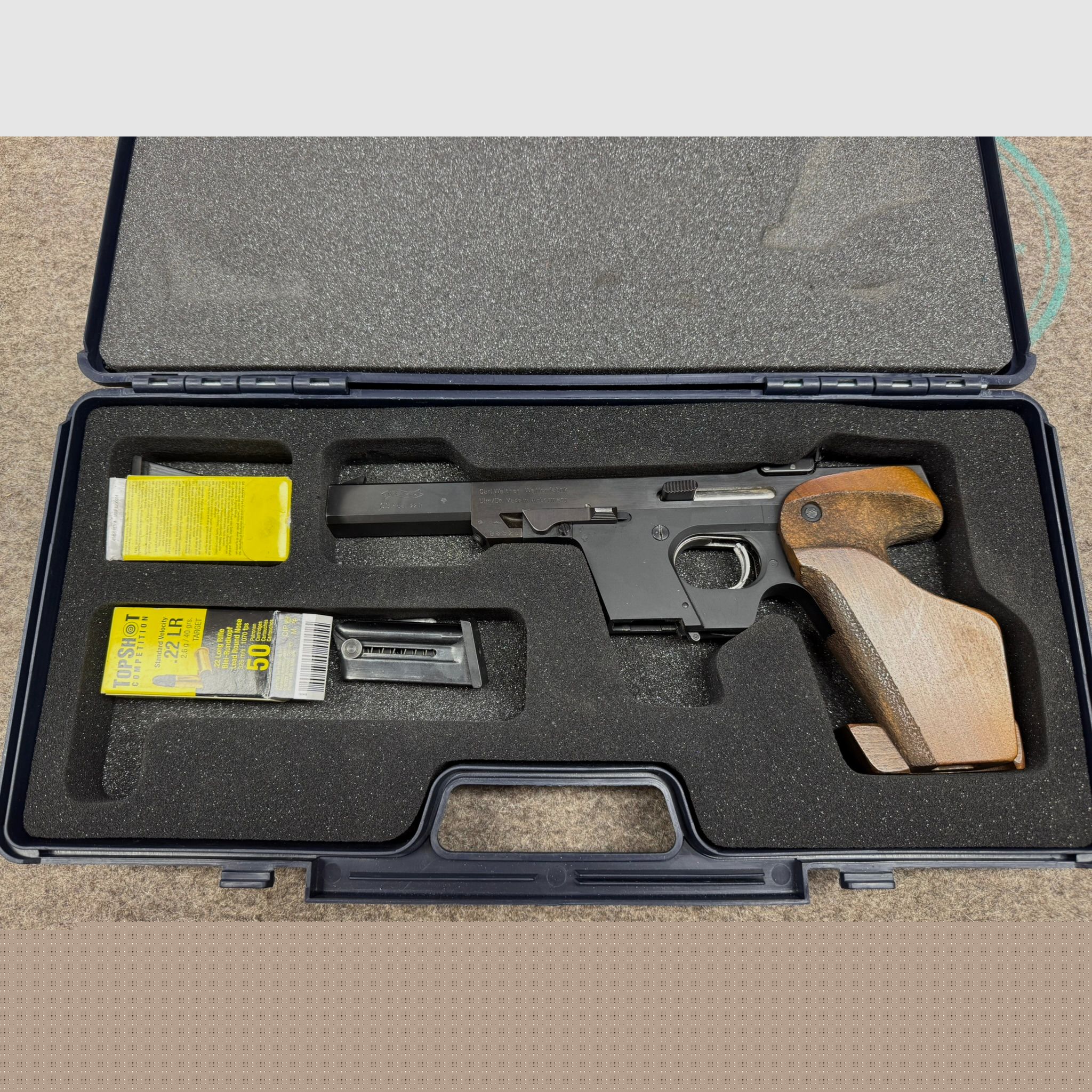 Sportpistole  Walther GSP,  .22 lfb, sehr guter Zustand