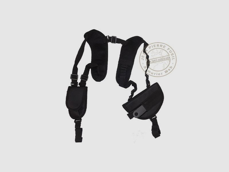 Holster de hombro y porta cargador - Negro, imagen 1 de 4
