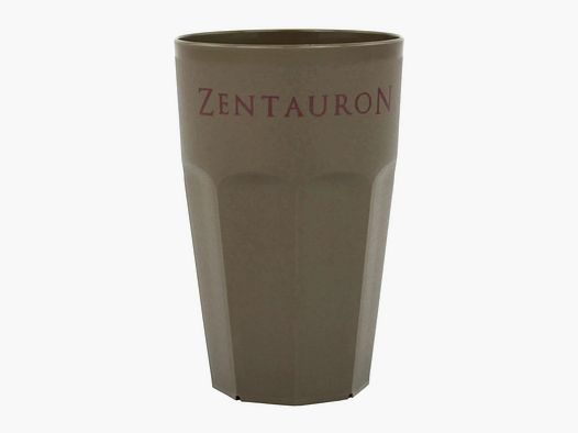 Zentauron Zentauron Kaffeebecher Mehrweg 300 ml grau braun