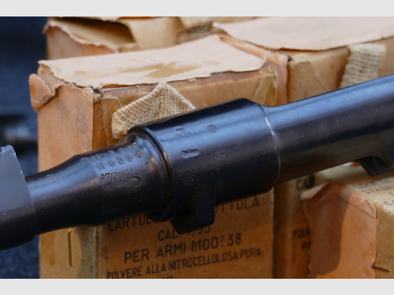 Carcano Mod. 1938 „Fucile Corto“, 7,35Carcano — 1939 — Schaft & System nummerngleich (Kurzgewehr), Ordonnanz, Sammler WHB168, Bild 15 von 19