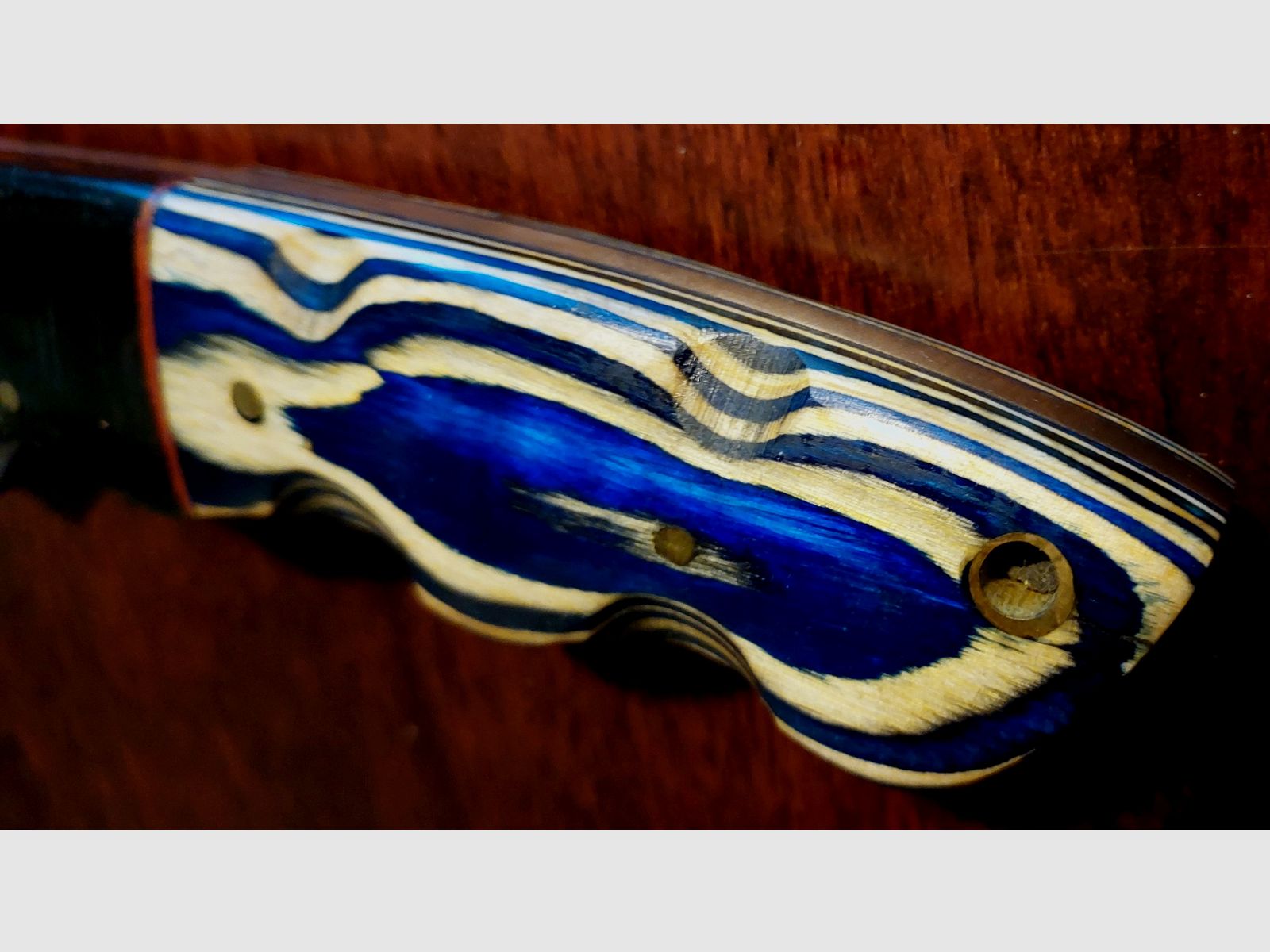 Beautiful hunting knife carbon steel - 24cm - with leather sheath New!