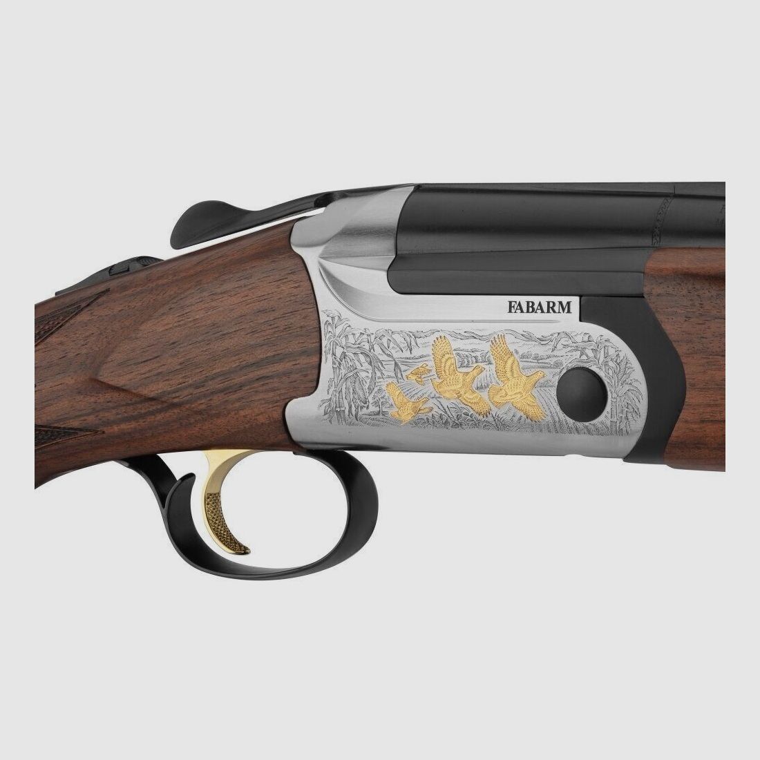 Fusil superposé Fabarm Elos A2 Cal. 12 Classic Gold Acier – Double Détente, image 2 sur 4