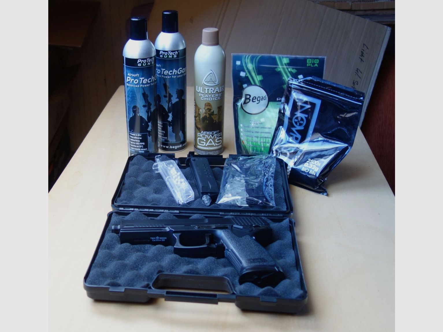 Novritsch SSX 23 Softair pistol 6mm + accessori CONDIZIONE TOP