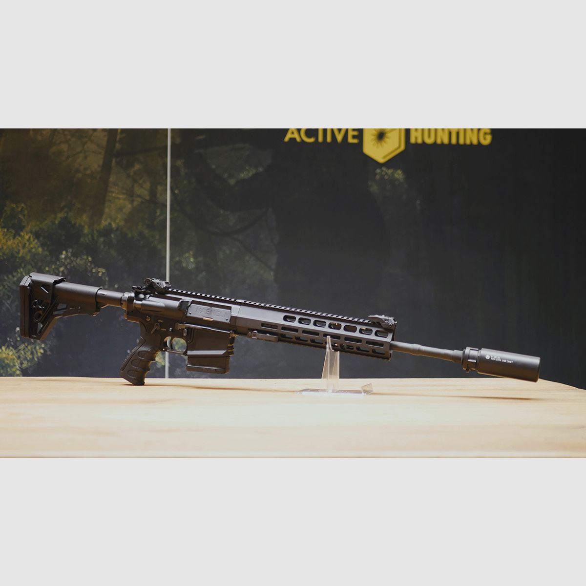 AR-10 Haenel CR308 16,65" / Matchabzug / Ase Utra SL5i Schalldämpfer / Borelock Bremse