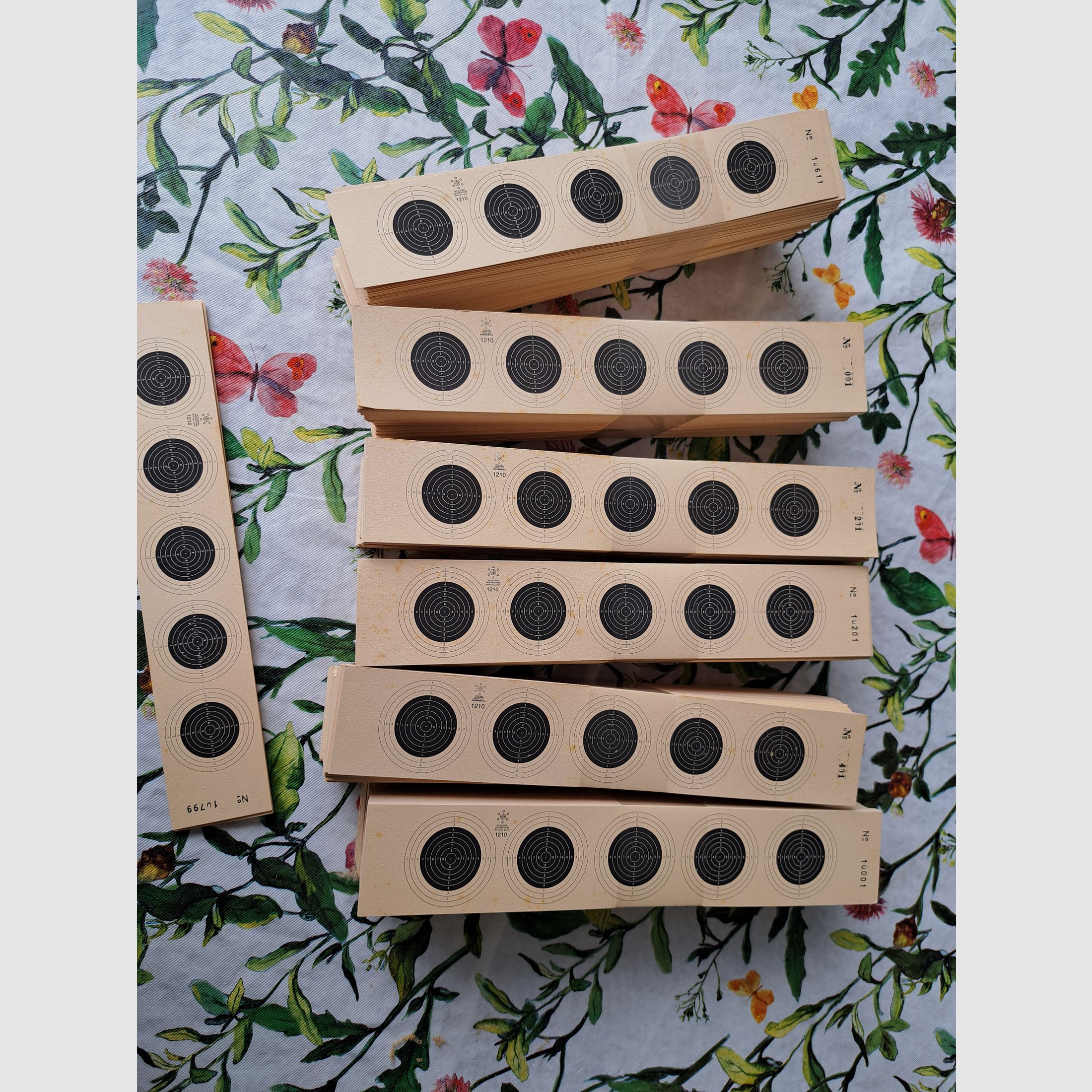 200 cibles pour carabine à air comprimé (bandes avec 5 miroirs chacune)