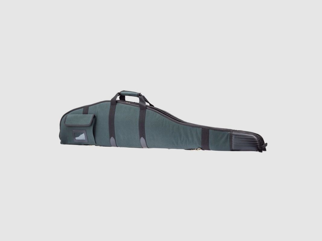Futteral voor dubbele geweer Cordura groen met zak 122cm