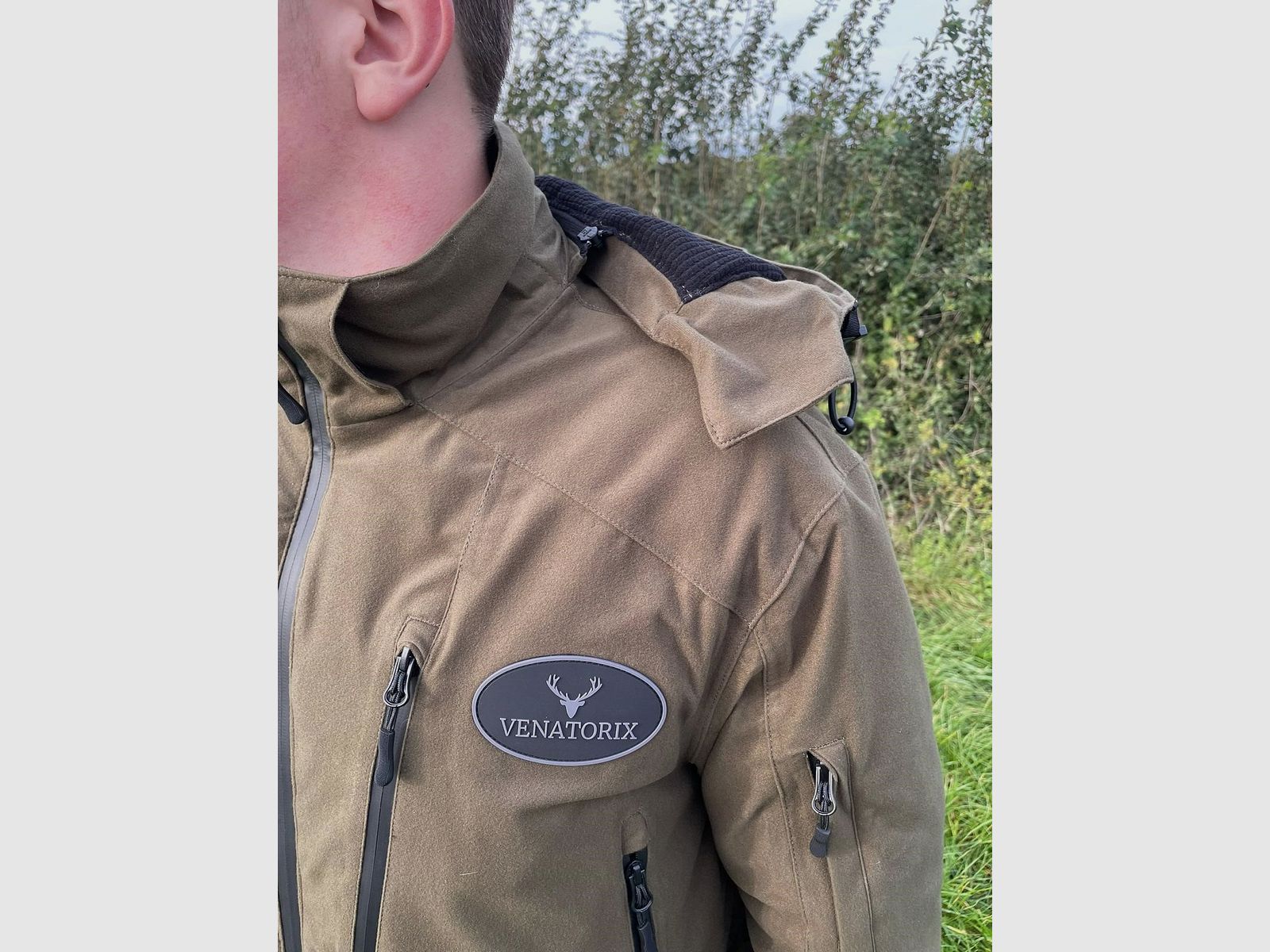 VENATORIX Verwarmde Jacht Jas Groen 'Pirsch' Unisex, afbeelding 8 van 11